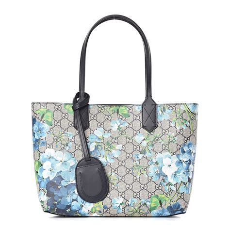 gucci blue reversible tote|gucci reversible canvas tote.